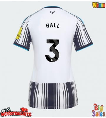 Newcastle United Lewis Hall #3 Replica Home Stadium Shirt for Women 2026-27 Short Sleeve
